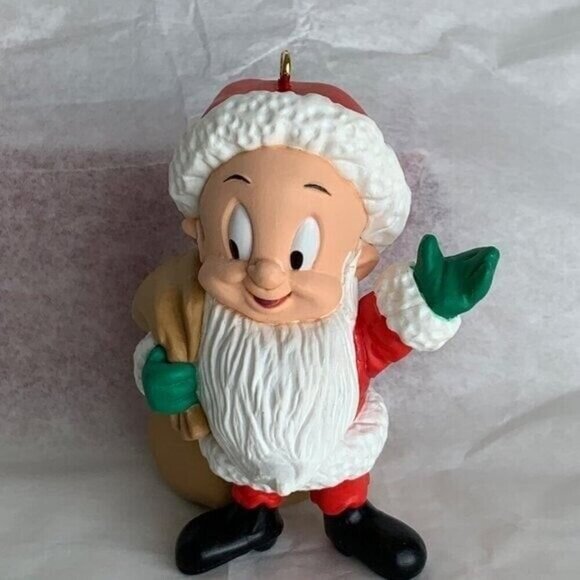 Hallmark Keepsake Ornament Vintage 1993 Elmer Fudd with Santa Sack Original box - Picture 2 of 11